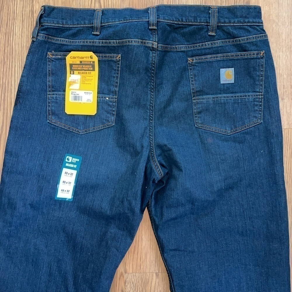 Carhartt Relaxed Fit, fleece lined jeans - Picture 6 of 7
